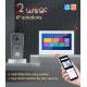 2-Wire IP/WiFi 7 HD Touch Screen Video Intercom Door Phone with Unlock/Monitor/Record