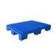 Stackable 4000Kg Static Injection Molded Plastic Pallets HDPE Blue