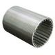 Water Well Wedgewire Screen Cylinder Pipe High Mechanical Strength Easy Cleaning