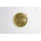 Golden silk printing Round Tin Can easy open lids 126 mm custom