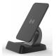 2 Coils Desktop Samsung Wireless Charging Stand Lightweight With Cooling Radiator Fan