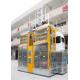 Yellow Passenger And Material Hoist / Rack And Pinion Elevator Lifting Speed 0–60 M/Min