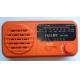 ABS Plastic Emergency Solar Hand Crank Radio FM87 1w LED Solar Panel