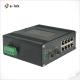 Industrial 8-Port PoE Unmanaged Switch with IEEE 802.3at PoE+