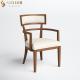 SGS White Solid Wood Dining Chairs Modern Farmhouse Dining Chair 62cm Length