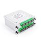 GPON LGX Insert Fiber Optic Splitter , FTTH PLC Splitter Cassette Box SC/APC Connectors