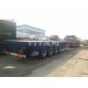 4 axle heavy trailer truck 40ft container flatbed container semi trailer -  TITAN VEHICLE