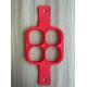 FBT121604 for wholesales silicone 4-holes pancake mold 4 shapes as option