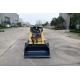 Tree Shear Snow Plough 25HP Mini Skid Steer Loader For Side Dumping