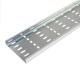 UV Resistant Rectangular Perforated Gi Cable Tray Size Customized