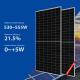 JA Pv Roof Panels 530W 550W 555W Zonnepanelen Full Black Solar Cell Rooftop For Greenhouses