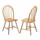 Country Wooden Dining Room Chairs Vintage Armless Simplicity Solid Construction