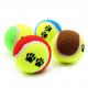 WORLD OF PETS SQUEAKY TENNIS BALL DOG TOY 2 PACK