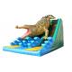Durable Huge Inflatable Slide King Crocodile Dual Slide Eco - Friendly Wss-259