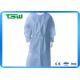 Disposable Blue PP Nonwoven Isolation Gown For Hospital