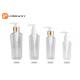 Cosmetic Lotion Liquid Bottle with White Treatment Pump for Facial Latex Cream Packaging