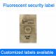 Fluorescent Custom Security Stickers Cigarette Excise Tax Stamping Label