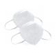 Folded White KN95 Face Mask 4 Layer Or 5 Layer For Anti Droplets