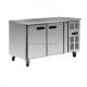 304 Stainless Steel Under Counter Fridge Commercial Bar Counter Top Pizza Refrigerator