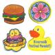 Custom Logo Embroidery Badges Patch Iron On/Sew On For Bags Jacket Clothing