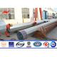 75FT Philippines NGCP Standard Galvanized Steel Pole With 4-5mm Thickenss