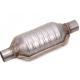 Universal Fit 2 X 2 Inlet / Outlet Oval Catalytic Converter 304 Stainless Steel