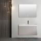 Luxury Bathroom Cabinet With Sink And Mirror 35-37 in Width