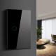 US 2Gang Single Live Wire118*74*35mm Touch Light Switch Fireproof Square PC Shell Power Sensor Buttons