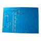 1.6mm Blue Solder Mask Double layer Custom PCB Boards for Access Control System