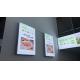 Durable Slim Light Box Food Exhibition Customized Size High Brightness