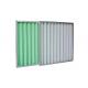 Primary 95% Pleated Panel Filter Aluminum Frame For HVAC System