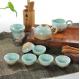 Color Glaze Tea Set