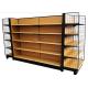 Double Sided Supermarket Display Shelving With LED Light 65Kg Capacity