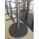 High Precision Pedestal Table Base Dia 3'' Column Round Shape ISO9001 Listed