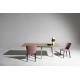 Francois Rovere Living Room Table Sets Oak Nut Wood Black 270 * 100 * 72cm