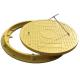 Round 500mm FRP Manhole Cover Composite Sewer Access EN124 A15 Light Duty