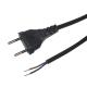 Supply Power Plug Eu 2 Pin To Stripped Supply Strip Power Cord Open Wire Free End