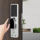 Full Automatic Keyless Smart Hotel Door Locks RFID Card NFC Access Frosted Silver