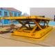 Towed cable powered bay to bay material motorized transfer bogie