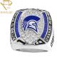 Die Casting Logo Deep Engraved Silver Sports Rings Youth Football Championship Rings