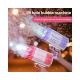 Plastic40 Holes Rocket Bazooka Bubble Gun Toys Rechargeable s Machine Outdoor Summer for Kids