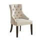 Hotel Upholstered H89cm High Back Fabric Dining Chairs