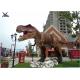 Robotic T Rex Outdoor Dinosaur Statues For Display Real Estate Development Opening Event
