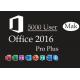 Mak 5000 User Office 2016 Pro Plus Global Version Volume Digital Licenses
