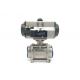 Double Acting Screw Thread Pneumatic Actuated Ball Valve