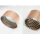 Oilless Embed Graphites Oil Free Bronze Sleeve Bushings High Heat Dissipation