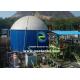 0.25mm Coating Thickness Biogas Storage System With PVC Double Membrane Gas Holder Roof