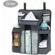 Baby Essentials Hanging Washable Diaper Caddy With 2 Velcro Straps