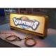 Waterproof Car LED Sign Display , Outdoor Full Color Taxi Roof Screen Double Side