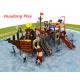 Pirate Ship Style Water Slide And Interesting Outdoor Sports Equipment